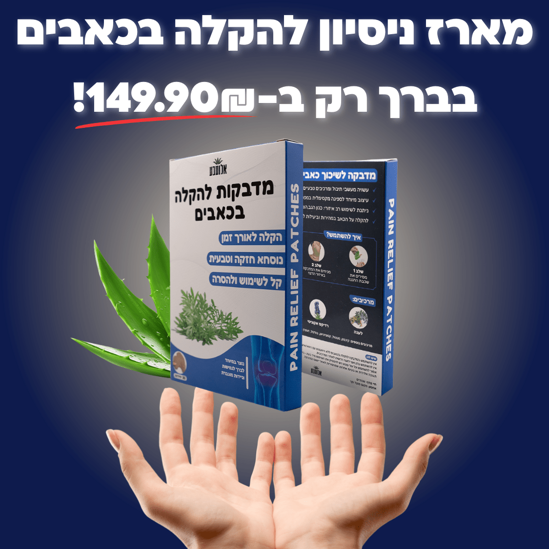 מארז ניסיון להקלה בכאבי ברכיים - Aloeteva