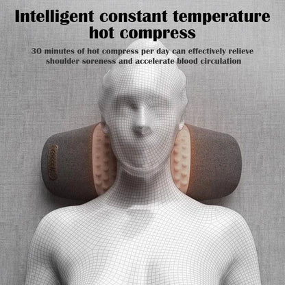 כרית משענת ראש וצוואר לעיסוי משולב ומתקדם - ComfortFlex Pro™ - Aloeteva